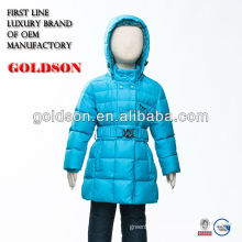 Russial kids winter jacket 90/10 down fur hooded jacket